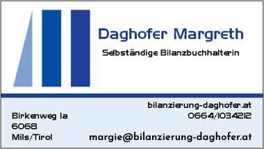 Daghofer Margreth Selbstständige Bilanzbuchhalterin